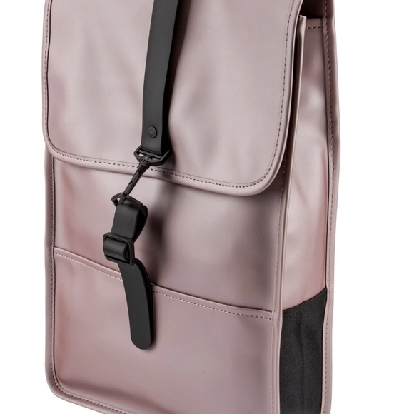 Stylish Waterproof Rains Pink Backpack - Picture 2 of 3